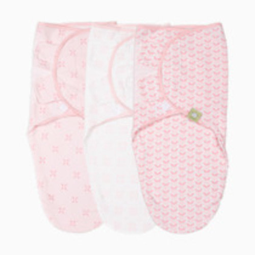 KeaBabies 3-Pack Organic Baby Swaddles for Newborns, Infant (Blossom, 0-3M)