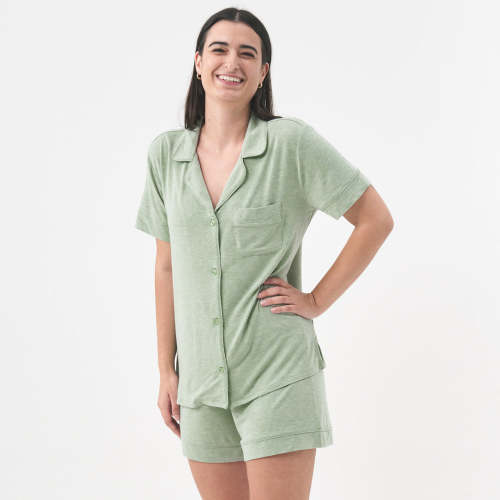 Heather Sage Women's Pajama Set - Little Sleepies