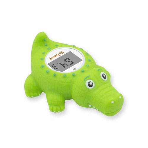 Baby Bath Thermometer with Room Temperature|(℃/℉) Fahrenheit and Celsiu|Kids' Bathroom Safety Products| Bath Toys| Alligator