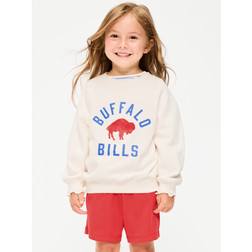Buffalo Bills Crew-Neck Sweatshirt for Toddler Girls