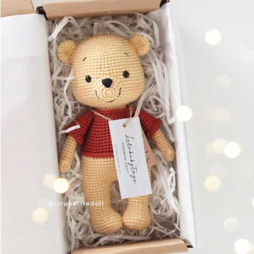 Finished product: Winnie And Friends Doll, Handmade toy, Crochet doll, Gift for baby