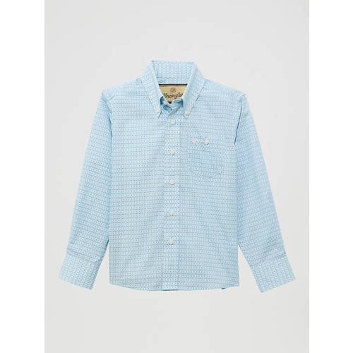Little Boy's Long Sleeve Print Western Snap Shirt | SALE | Wrangler®
