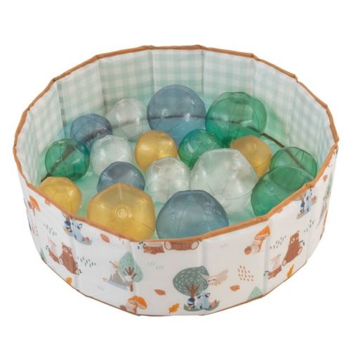 Infantino Big Fun Ball Pit: Sensory Development Baby Learning Toy, 18 Pieces