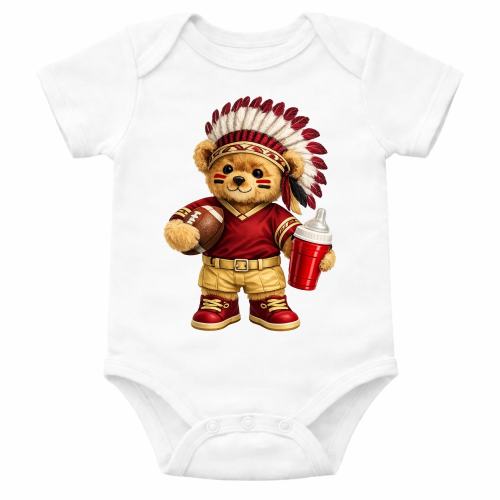Baby Football Outfit, Cute Mascot Baby Onesie, Game Day Baby Onesie, Baby Shower Gift, Cheerleader Baby Outfit, Sports Baby