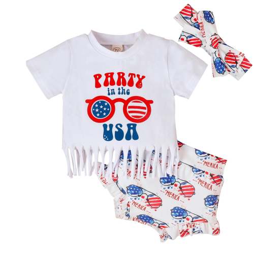 3-piece Baby Independence Day Sets
