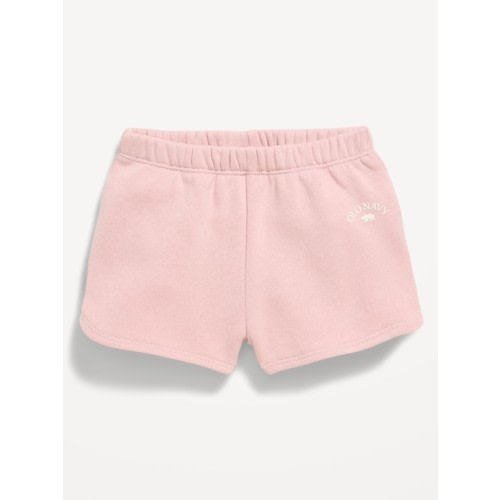 Logo-Graphic Dolphin-Hem Shorts for Baby