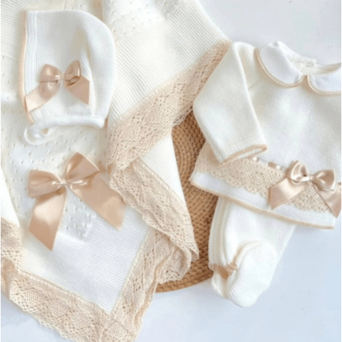 Tivoli Knitted Outfit with Blanket - Multiple Colors