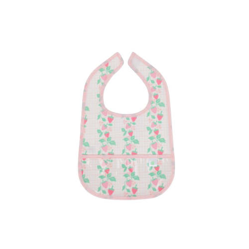 The Wipe It Bib in Strawberries