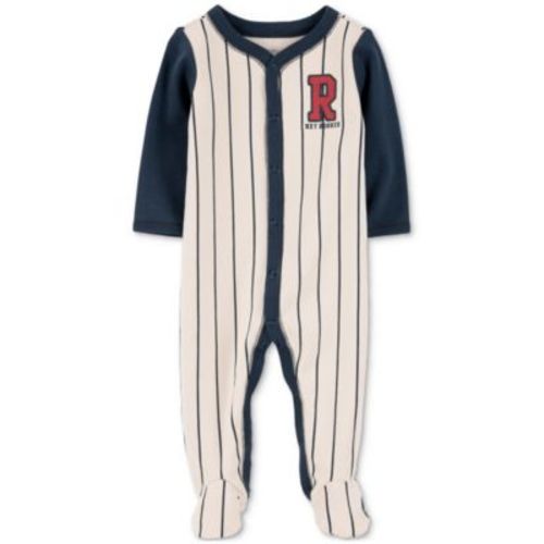 Baby Boys Cotton Baseball Rookie Sleep & Play Pajamas