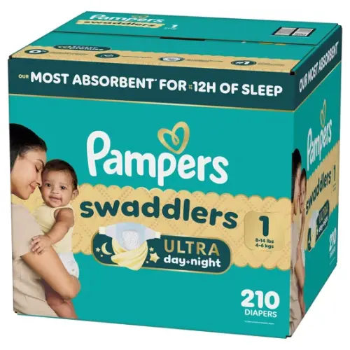 Pampers Swaddlers Ultra Diapers Sizes 1 - 2 | Costco