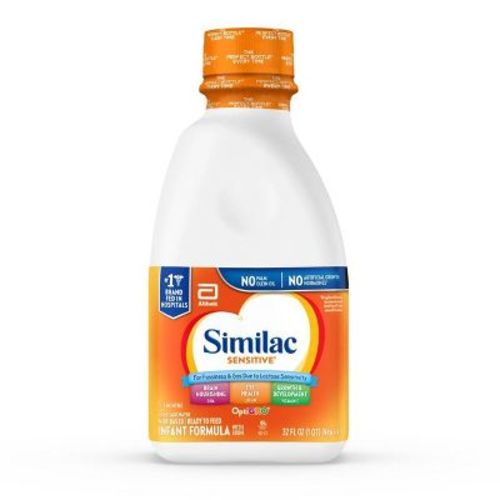 Similac Sensitive Formula - 32oz: Milk-Based, Infant, Ready to Drink