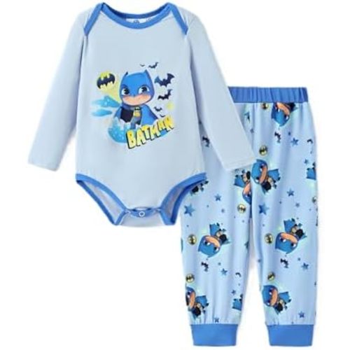 PATPAT Harry Potter Baby Clothes Gryffindor Hedwig Unisex Baby Bodysuit and Pant Sets for Newborn Infant 0-18M