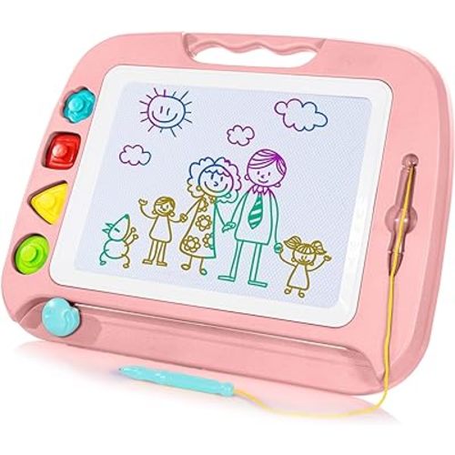 SGILE Magnetic Drawing Board for Kids, Toddler Doodle Toys, Large 16 × 13"