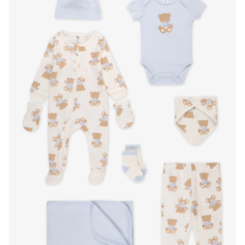 Ensemble de naissance 8 morceaux - Bébé garçon – Aubainerie