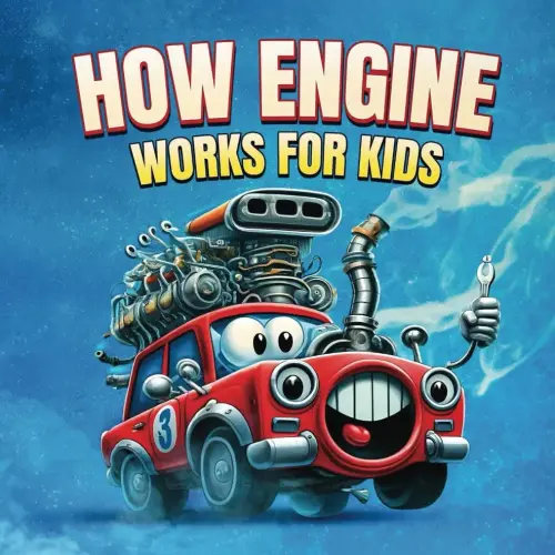 How Engine works for kids: car engines through comical illustrations that transform spark plugs into stars of a comedy show and pistons into ... adventure for kids. (Car science for kids)