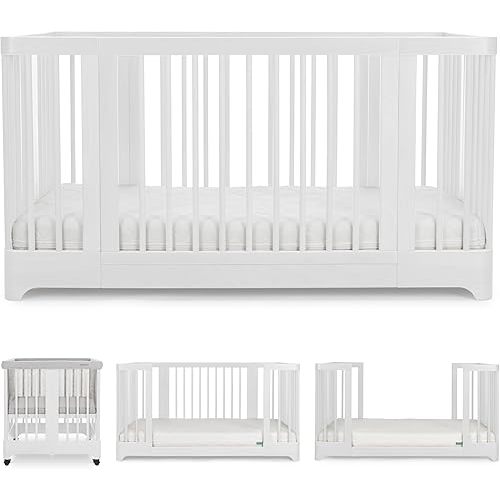 Newton Nest 3-in-1 Convertible Crib, GREENGUARD Gold - White