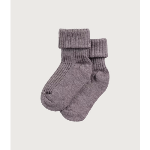 Baby merino wool socks in Lilac melange - $17.99 - Dilling