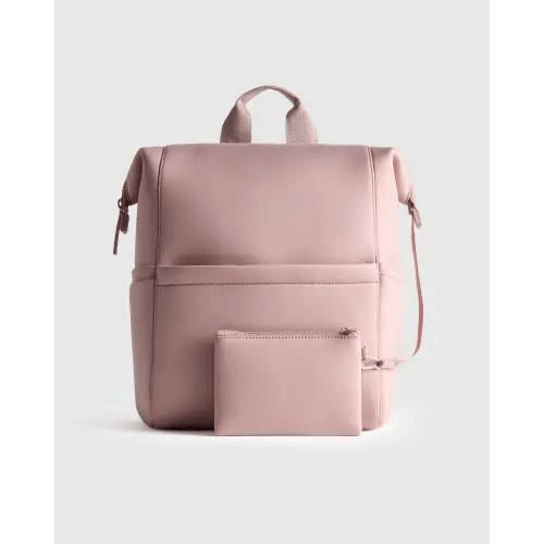 All-Day Neoprene Diaper Backpack in Mocha