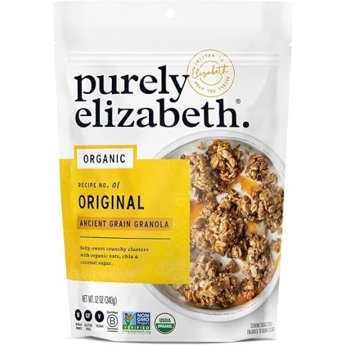 Purely Elizabeth, Organic Original, Ancient Grain Granola, Gluten-Free, Non-GMO (12oz Bag)