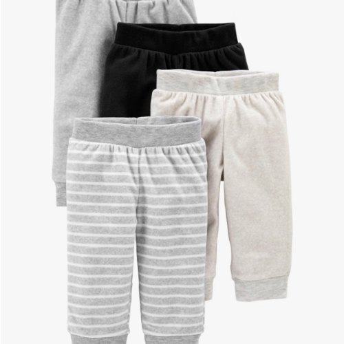 Simple Joys by Carter's unisex-baby 4-pack Fleece Pants