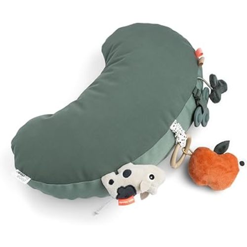 Done by Deer Tummy time Activity Pillow Tiny Farm Green