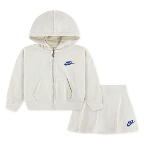 Baby & Toddler Girls Nike Velour Full-Zip Hoodie & Skirt 2-Piece Set