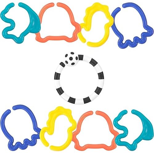 Sassy Eco Ocean Link O’ Lots | Made Green with Plant-Based Plastic | 0+ Months