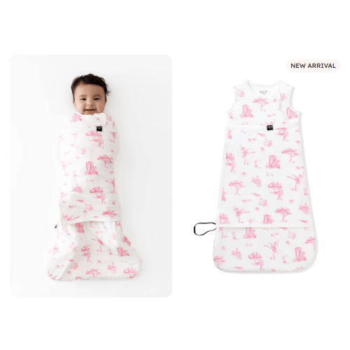 Kyte Baby Sleep Bag Swaddler in Toile Ballet 1.0
