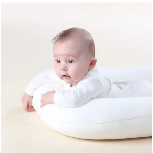 3D-Touch Breathable Lounger for Newborns- White