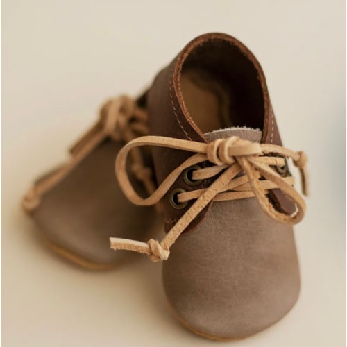 Two-toned Baby Oxfords with Soft Soles – Sun & Lace
