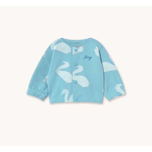 BIG SWANS BABY JACKET light cyan | TINY