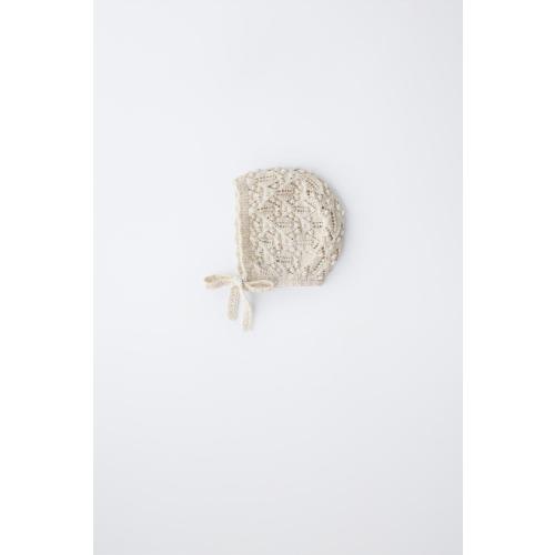 LINEN BLEND KNIT HOODIE - Light beige | ZARA United States