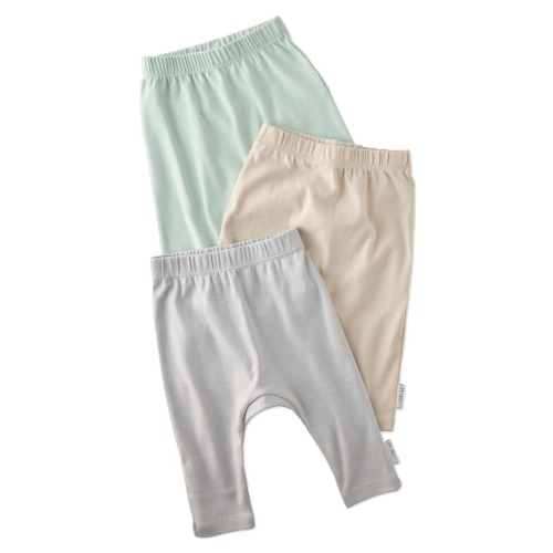 Harlowe Organic Cotton Assorted 3-Pack Harem Pants