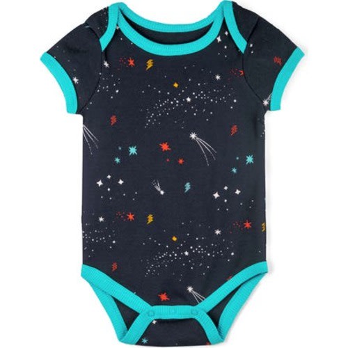 Organic Cotton Short Sleeve Bodysuit, 3-6M