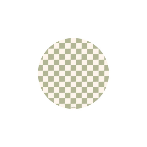 Buy Milly Stone Catch All Splat Mat Sage Checkerboard at Well.ca | Free Shipping $35+ in Canada