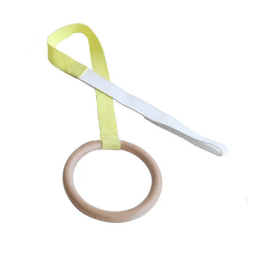 Montessori Wooden Ring on a Ribbon