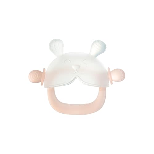 Dr.Isla Baby Teether Toy, Anti-Drop Baby Mitten Teether for 3M-2T | Food-Grade |BPA Free |Soothing Teething Pain Relief |Newborn Essentials
