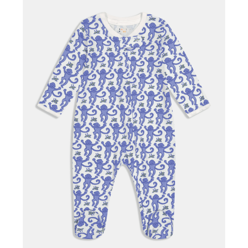 Infant Monkey Zipper Footie, 6-9 months