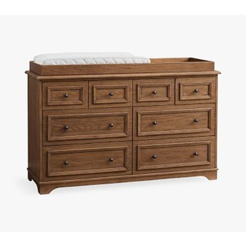 Fillmore 8-Drawer Changing Table, Aged Oak