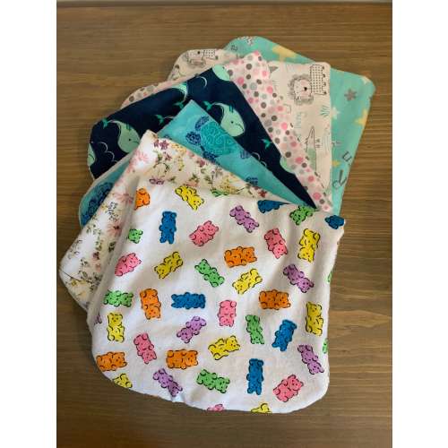 Burp Cloths, Flannel and Terry Cloth, Baby Burp Cloths