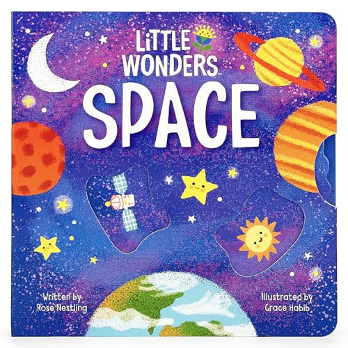 Little Wonders SPACE - Introduction to the Solar System: Multi-Activity Children's Board Book Including Flaps, Wheels, Tabs, and More