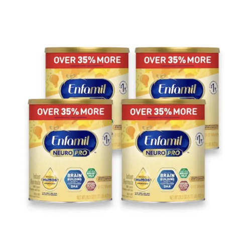 Enfamil NeuroPro Infant Formula – 4 Cans – 28.3 oz – Tiny Taste Budz