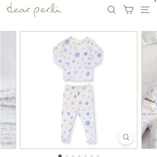 Toddler Pajama Set in Eye See You – Dear Perli