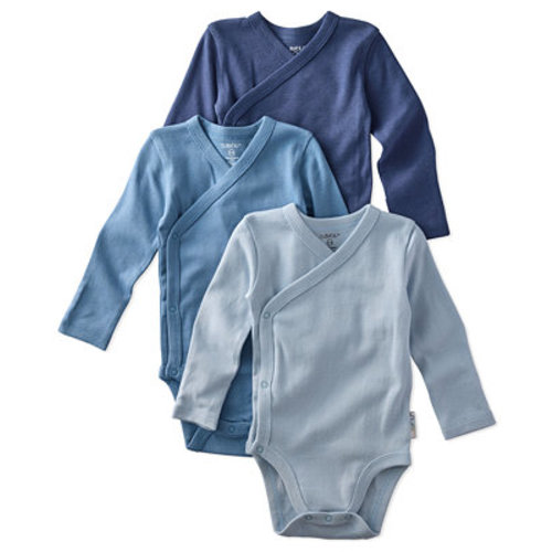Baby Boys' or Baby Girls' Side Snap V-Neck Bodysuit, 3-Pack