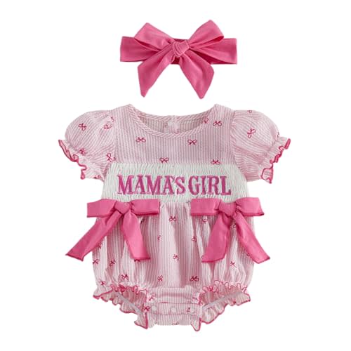 Baby Girl Halloween Outfit Newborn Pumpkin Smocked Bubble Romper | Halloween Baby Girl Outfit Pumpkin Bow Embroidery Somcked Bubble Romper Short Sleeve Bodysuit Infant Fall Winter Outfit