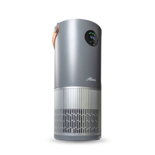 Hunter Fan Company HPH625 Air Purifier and 1.1 Gal Evaporative Humidifier– 2 in 1 Air Purifier & Humidifier Combo, Grey/ Silver