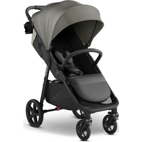 Mompush Nova Baby Stroller, Spacious Seat, Extra-Large UPF 50+ Canopy, Forest, 22LB, Unisex