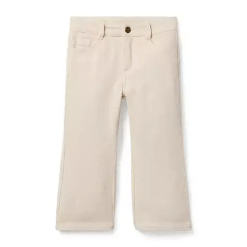 Girl Light Beige The Twill Flare Pant by Janie and Jack