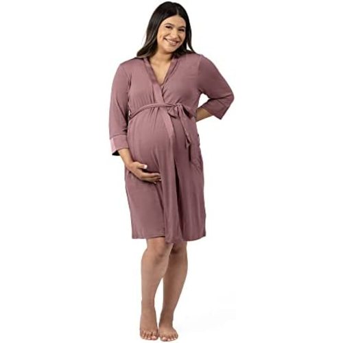 Kindred Bravely Emmaline Maternity & Nursing Robe Hospital Bag/Delivery Essential