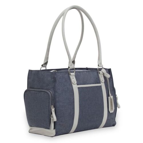 Bananafish Charlotte Breast Pump Tote Bag in Grey